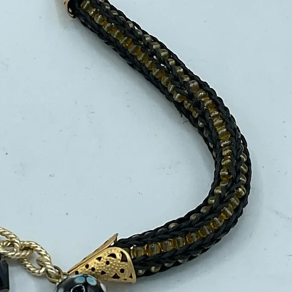 “VINTAGE ROPE DROP GLASS BEAD NECKLACE”. Unique Piece of Costume Jewellery. - Picture 5 of 16